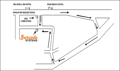 barcode location map